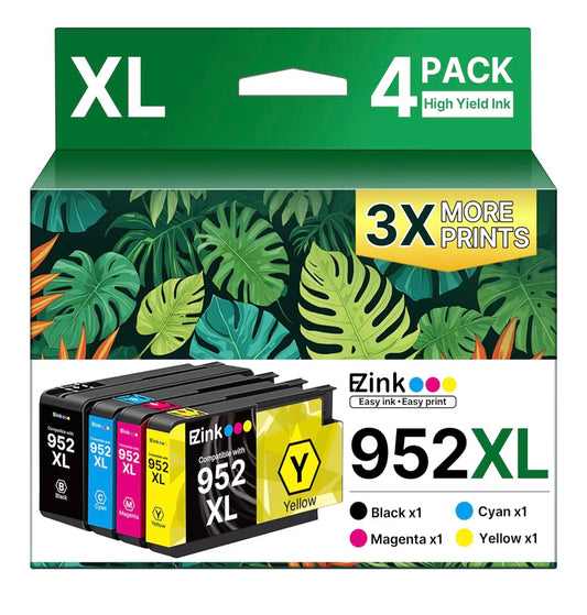 Cartuchos de tinta 952XL compatible. Pack de 4 Colores Alto Rendimientos